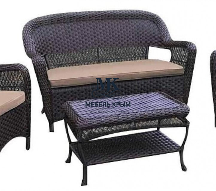 Комплект плетеной мебели "LV130" Brown Афина