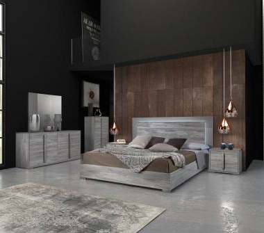  Эвелин серый (150*200) Спальня 