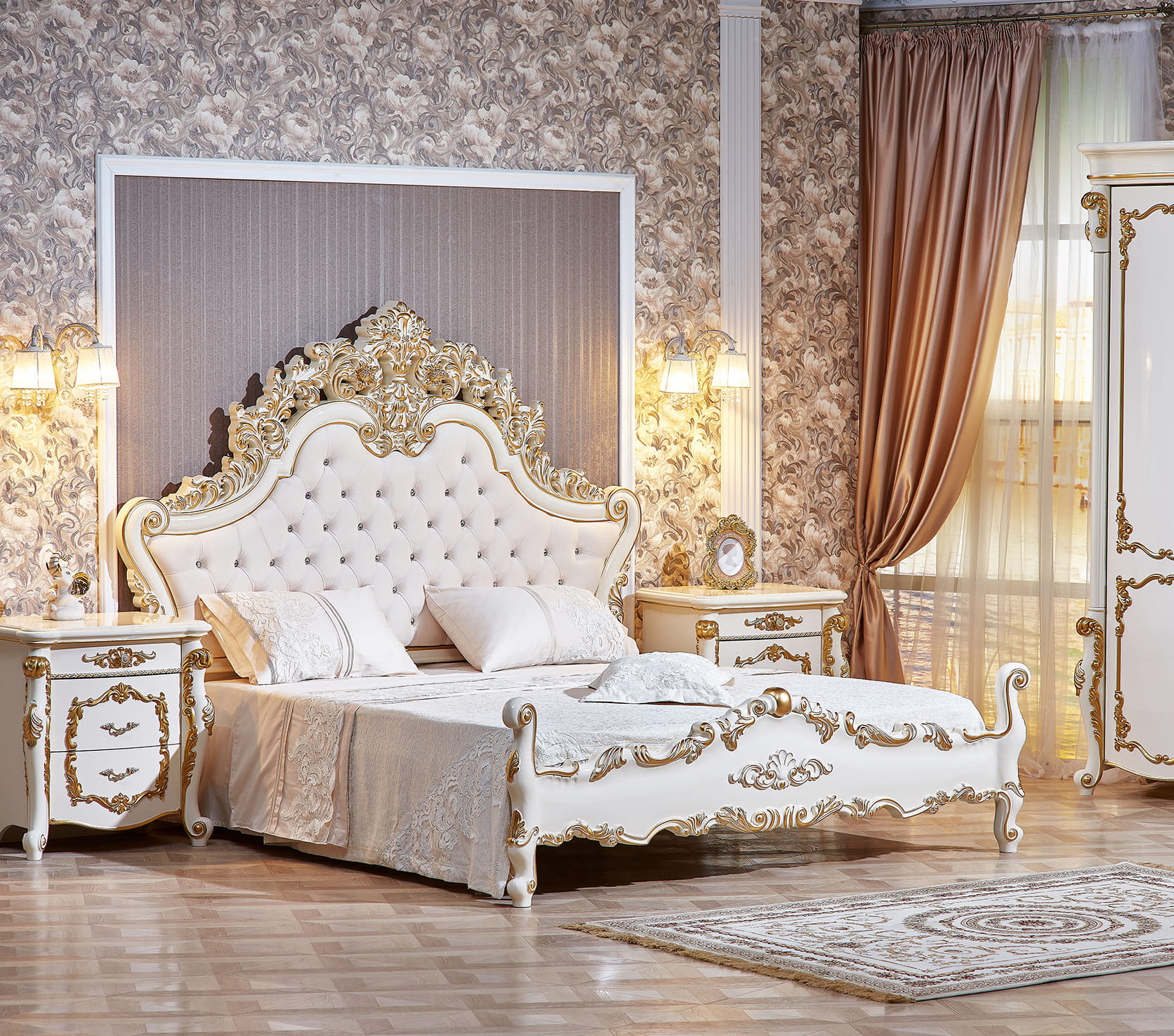 Двуспальные кровати Кровать "Венеция" Арида