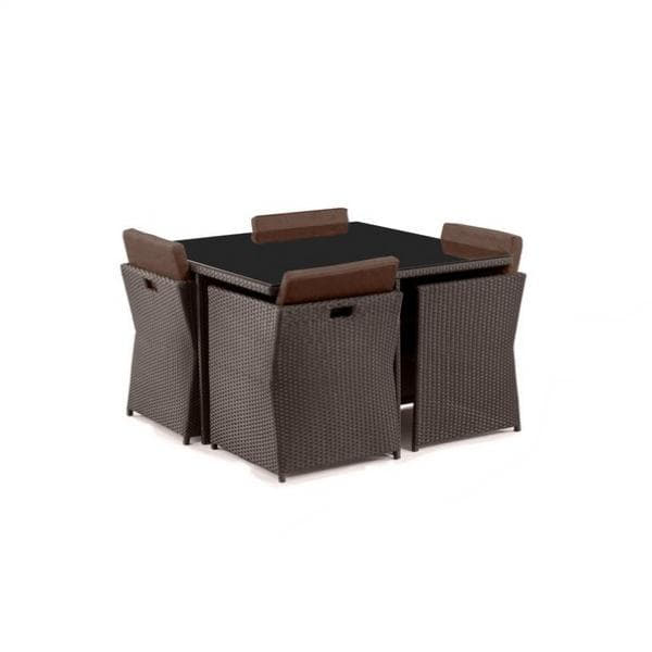 Комплект плетеной мебели "T300A/Y300A-W53" Brown 4Pcs Афина
