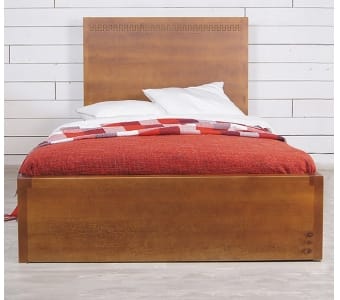 Односпальные кровати Гоуаче Бирч Gouache Birch Дизайнерская кровать Этажерка